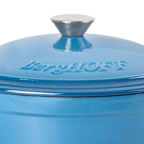 Berghoff Neo Cast Iron Stockpot With A Lid, Blue, 7-Qt. #TOP3
