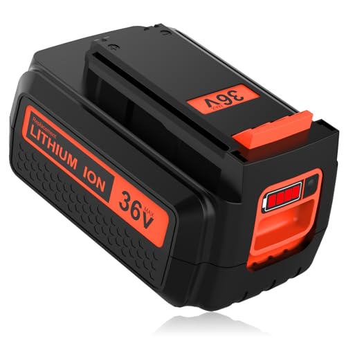36V ~ 40V 2500mAh Batterie de Rechange pour Black Decker Batterie 36V pour Black Decker Batterie BL20362-XJ BL2536-XJ BL20362 BL2536 BL2036 BL1536 LBX2040 LBX36 LBXR36 avec indicateur LED