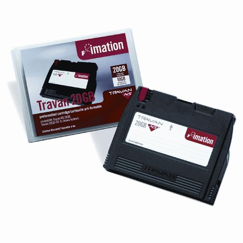 New-imation 12132 - Travan NS Dry Process Cleaning Cartridge for Travan 4, 30 Uses - IMN12132
