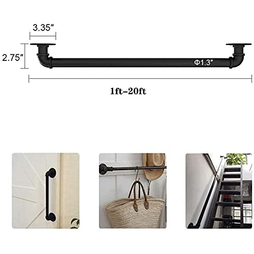 Rampe d'escalier industrielle pour sécuriser la maison familiale
