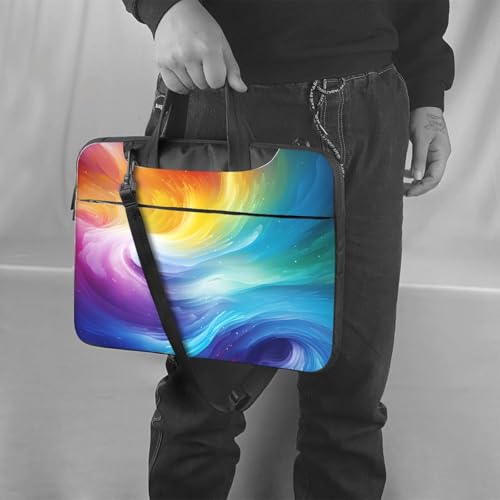 Maletín para laptop unisex diseño colorido 13 pulgadas miniatura 2