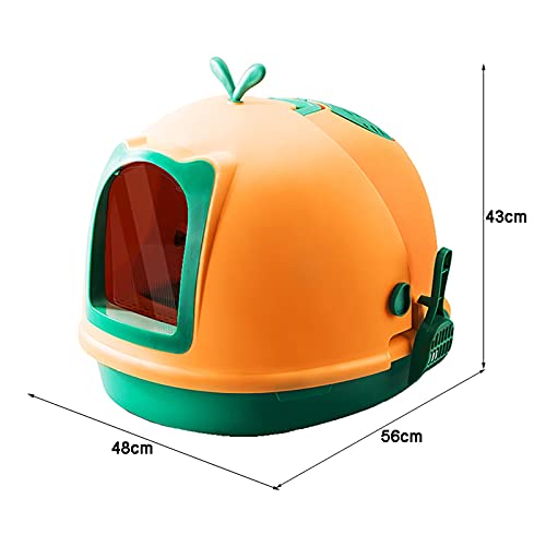 Maison de toilette chat grand modèle pour stopper les projections de litière - 3