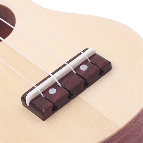 Ukulele 17 inch Spruce Okoume Mahogany Neck Mini Pocket Guitar Ukulele Music Instrument with Pouch Ukuleles - Les Beatles, Paul McCartney, John Lennon, RIngo Starr, George Harrison Ukulele 17 inch Spruce Okoume Mahogany Neck Mini Pocket Guitar Ukulele Music Instrument with Pouch Ukuleles – Image 4