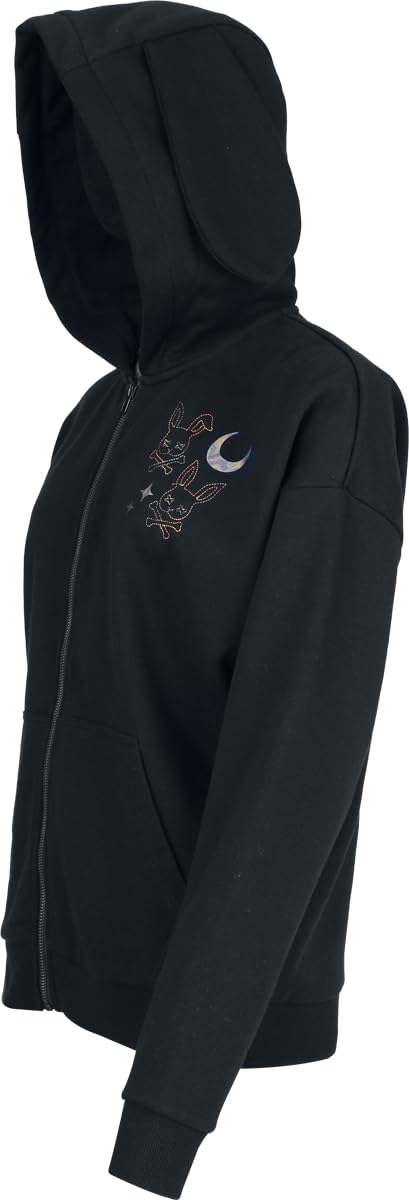 Full Volume by EMP Damen Kapuzenjacke Cute Morbid schwarz