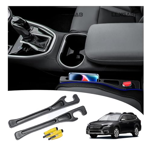 LLXGAB Compatible with Subaru Outback Seat Gap Filler No Drop Seat Guard Compatible with Subaru Outback Drop Seat Guards for Cars(2Pcs) Emergency Keychain Car Escape Tool(2Pcs)