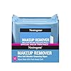 Neutrogena Makeup Remover Wipes, Ultra-Soft Cleansing Facial Towelettes for Waterproof Makeup, Alcohol-Free, Plant-Based, 50 Count (2 Packs of 25)