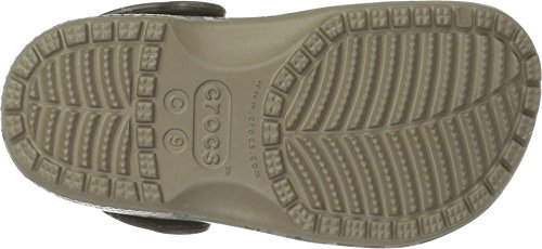 Image of crocs Kid's Classic Graphic Clog K Shoe, khaki, J3 M US Little Kid