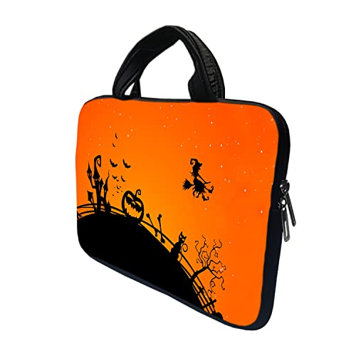 Image of TheSkinMantra Chain Laptop Sleeve Bag Compatible with Laptop /Macbooks /Chrombook /Notebook /Zbook (13.3 Inch (Handle), Horrifying Vampire)