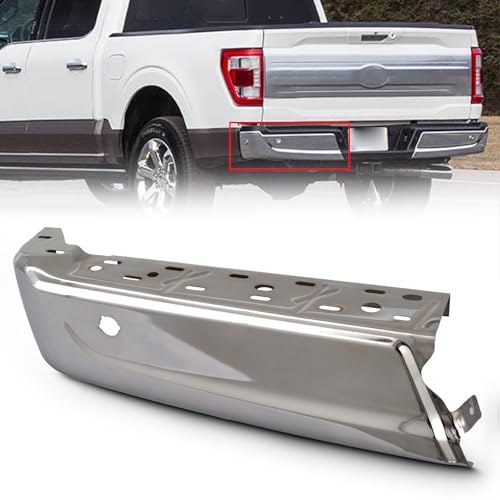 KARPAL Rear Bumper End Compatible with 2021-2023 Ford F150, w/Dual