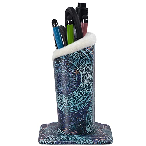 Image of Plush Fluffy Lined Anti-scratch Eyeglasses Holder Protective Glasses Stand Case
