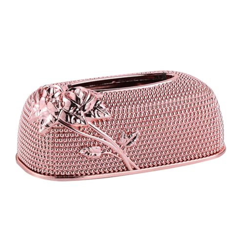 Alipis Elegant European Style Tissue Box Creative Napkin Case for Hotel Bar and Home Sturdy Acrylic Easy to Maintain