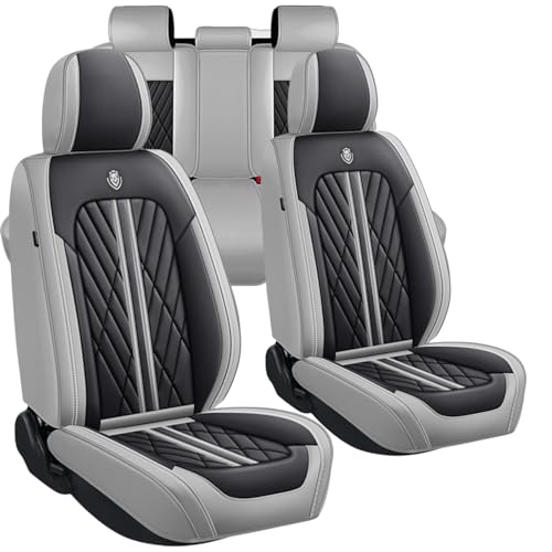 ANKIV Universal Fit Waterproof Breathable Nappa Leather Automotive Vehicle Car Seat Covers Set Cushion Protector for Sedan SUV by ANKIV - Used condition - US$143.10