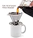 JavaPresse Pour Over Coffee Maker with Stand | Hand Drip Brewer with Reusable Filter Dripper
