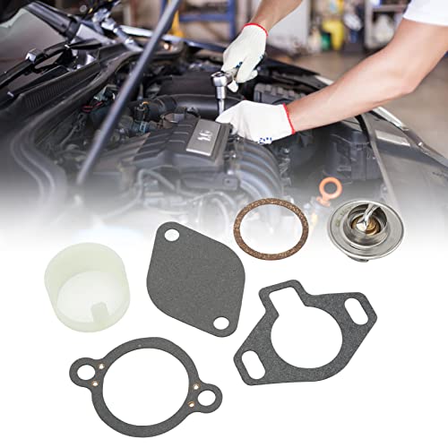 Kit Termostato di Ricambio per MerCruiser con Manicotto, Adatto a Motori 4.3L 5.0L 5.7L 7.4L 8.2L, Garantisce un Controllo Ottimale della Temperatura per la Tua Barca