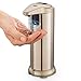 Produktbild Generic Gebürsteter Edelstahl Automatischer Seifenspender Gold, 19 x 11 x 7.5 cm