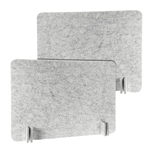 Cabine insonorisée légère et panneau de séparation de table gris