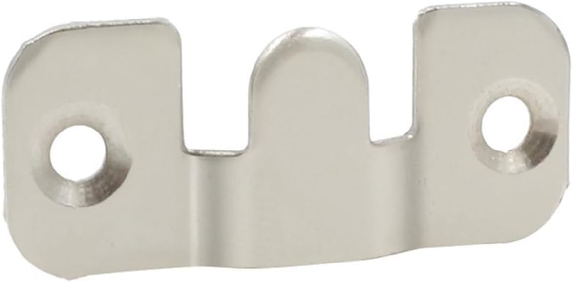 Kyuepong Silver Interlock Hanging Buckle, 1Pairs Stainless Steel Interlock Hanging Buckle Flush Mount Bracket Furniture Connector(Small)