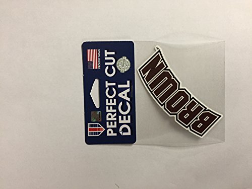 FGCSports Brown University Bears 4x4 Perfect Cut Decal