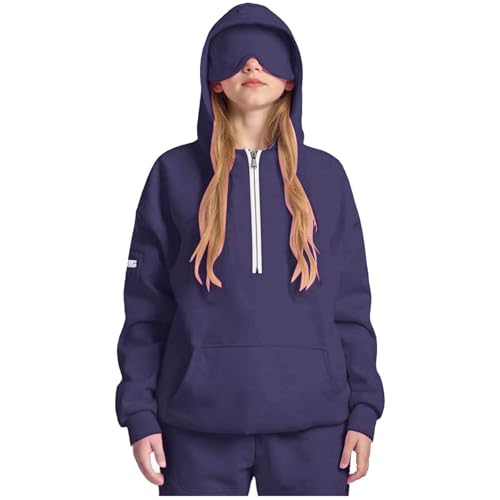 Kids Girl Boy Jackets Hoods Outfit Sweatshirt for Child Long Sleeve Casual Pullover Hooded Basic Winter Fall Jackets Half Zip Up 2025 Clothing 5 Years