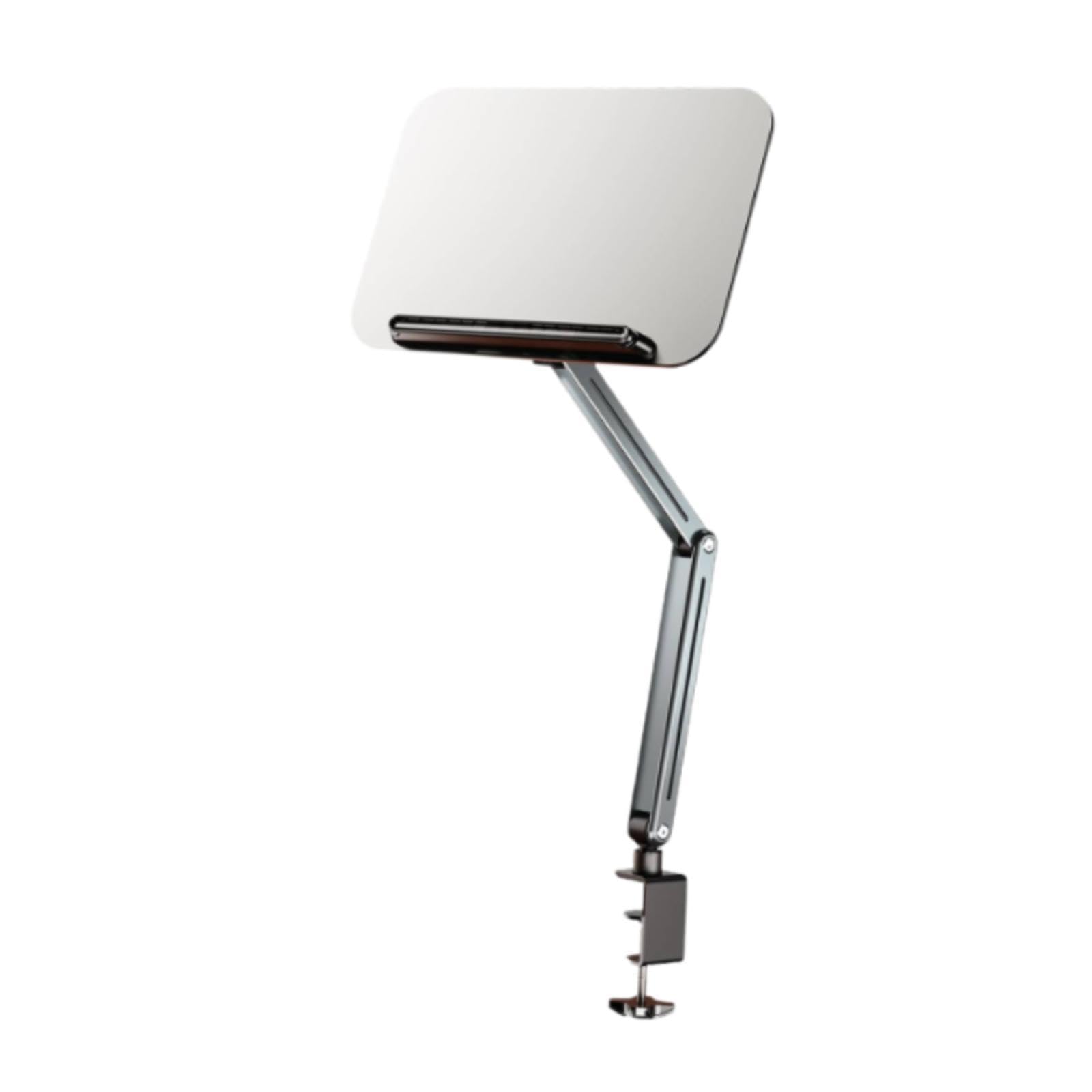 Oshhni Support Livre avec Pince Bureau, Robuste et Portable, idéal pour la Lecture Livres Cuisine et l'affichage d'ordinateurs Portables.