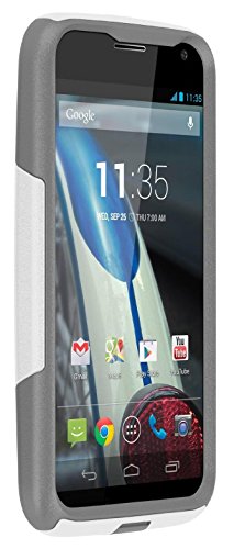 OTTERBOX COMMUTER SERIES Case for Motorola Moto X - Does NOT Fit 2nd Generation - Retail Packaging - White/Gray