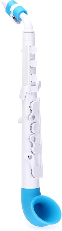 Nuvo jSax Beginner Saxophone, White/Blue