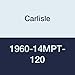 Carlisle 1960-14MPT-120 Rubber Panther Plus Synchronous Belt, 77.2" Length, 4.73" Wide, 14 mm Thick, 140 Teeth