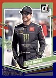 2024 Donruss Racing Red and Blue #40 Kurt Busch Monster/23XI Racing/Toyota Officially Licensed Panini NASCAR Trading Card (Stock Photo may be shown, Near Mint to Mint Condition)