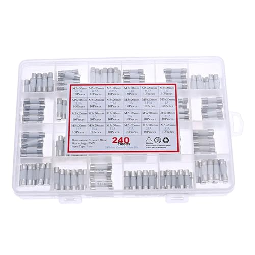 Fusibles en céramique 5x20mm de haute précision pour installations domestiques - 2