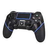J&TOP PS4 Controller,Wireless Playstation 4 Gamepad with Vibration Feedback,Game Controller Compatible with PS4,PS4 Pro,PS3 & PC (Upgrade Version)
