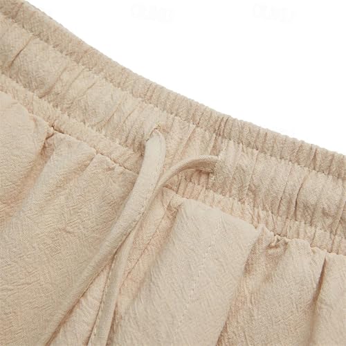 Shorts Holgados Casuales para Hombre 3X-Large Khaki miniatura 5