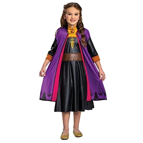 Disney Frozen - Disfraz Anna Oficial Disney - Talla S - Niñas 4/6 Años