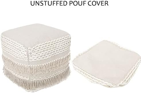 Vista 9 de Redearth - Puf otomano sin relleno
