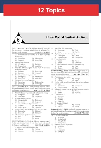 Image of 85 Topic-wise 2026 - 2010 SSC English Previous Year Question Bank - CGL (Tier I & II), CHSL (Tier I & II), MTS, CPO & Stenographer 8th Edition