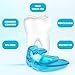 RMISODO 3 Pieces Tooth Orthodontic Appliance Trainer Professional Alignment Brace Mouthpiece Teeth Retainer for Adult Teeth Care