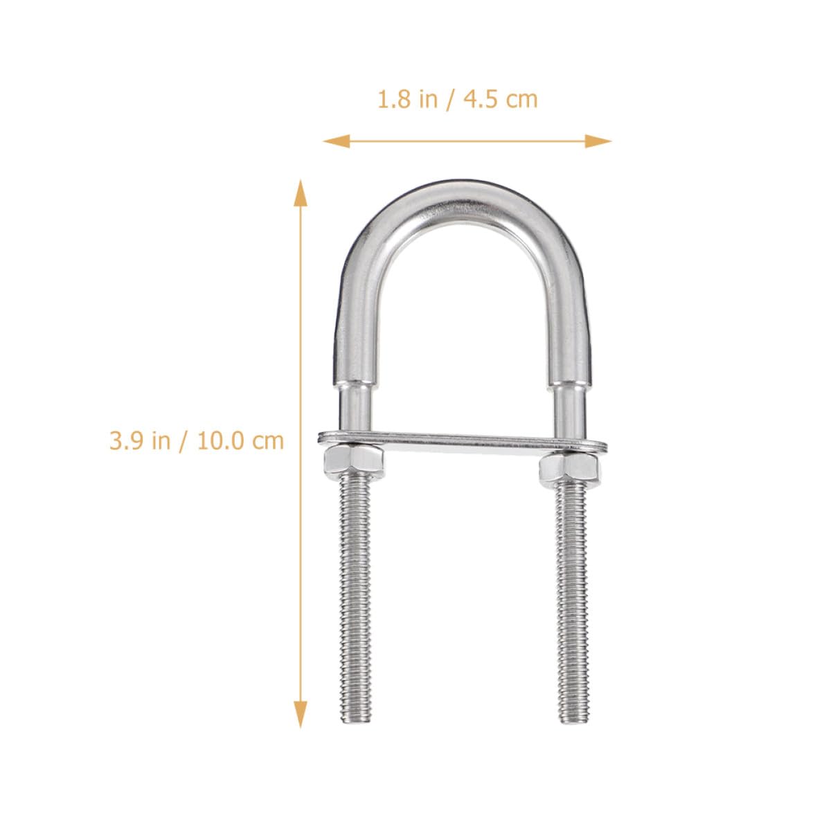 304 Stainless Steel U Bolt with Nuts and Washers for Piping