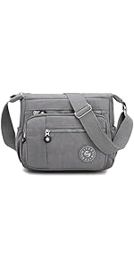 WITERY Crossbody Bag for Women - Nylon Waterproof Shoulder Bag