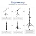 Neewer 2-in-1 Photography Light Stand, Aluminum Alloy 9.7ft Heavy Duty Tripod Stand with 3.8ft Boom Arm and Empty Sandbag for Video Light, Strobe, Reflector, Softbox for Studio Photo Video Shooting