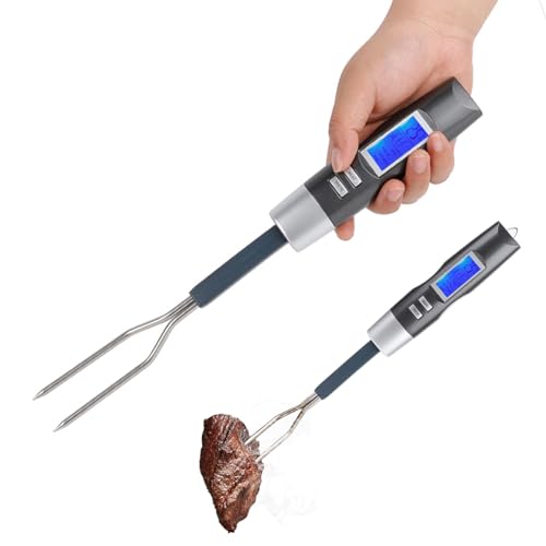 CYTGOUPER Digital Steak Thermometer Fork with LCD Display