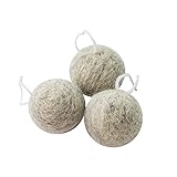 TianWlio Weihnachten Kleiner Anhänger Wollknäuel handgemachter Kranz Weihnachtsbaum DIY dekorative Accessoires Weihnachtsschmuck Trockenblumen Set Für Kranz (C, One Size)