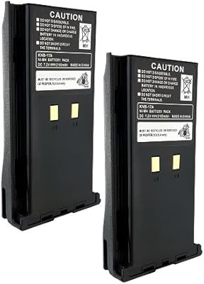 2X Replacement KNB-17A KNB-21N Battery(s) for Kenwood TK-280 TK-380 TK-480 Radio