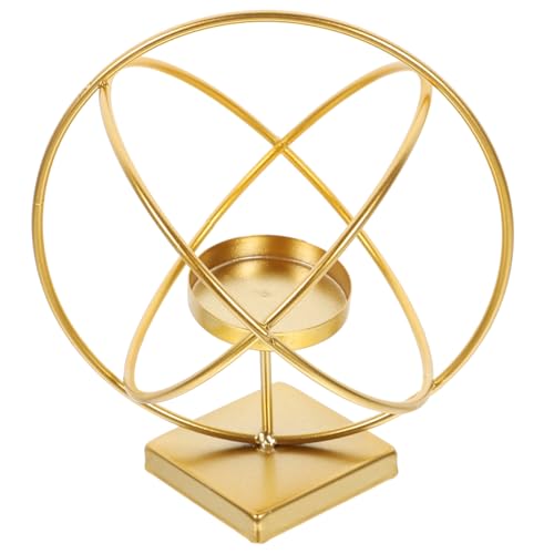 Cabilock Candle Holders Metal Candlesticks Decorative Candlestick Holders Candle Stand for Desktop Metal Candle Holder for Table Home Candle Holder Metal Retro Candle Holder