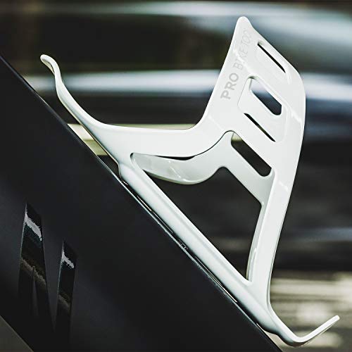 Bike Water Bottle Holder, Black Or White Gloss, Secure Retention System, No Lost Bottles, Lightweight And Strong Bicycle Bottle Cage, Quick And Easy To Mount, Great For Road And Mountain Bikes #TOP4