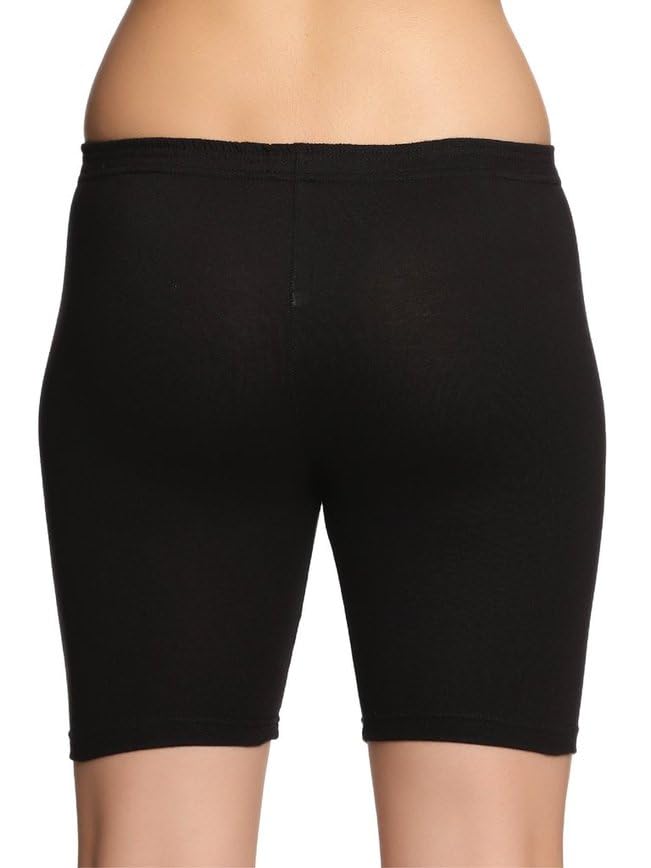 Image of Lux Karishma Shorts - 100% Pure Cotton, Soft & Breathable Undershorts for Women & Girls, Non-See-Through, Perfect for Layering Under Skirts & Everyday Use (Colors May Vary)