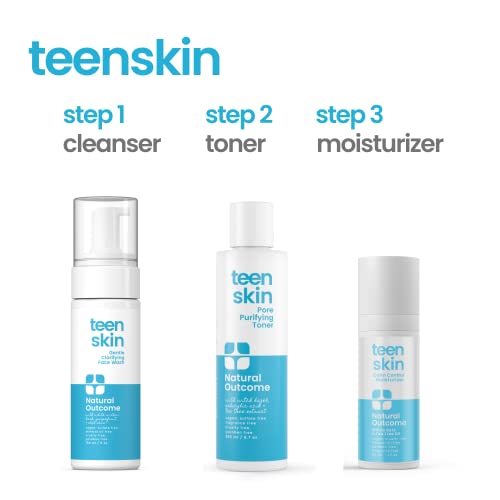 Natural Outcome Teen Skin Moisturizer | Gentle, Non-Toxic Acne Treatment For Boys & Girls | All Skin Types | 50 Ml #TOP5