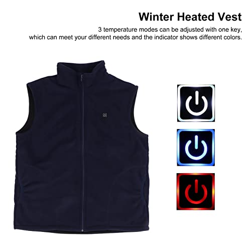 Colete de aquecimento elétrico, mantém aquecido no inverno para atividades ao ar livre para estações