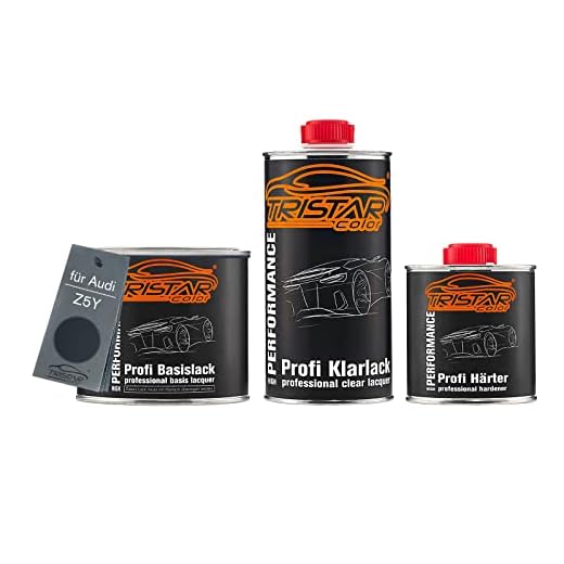 TRISTARcolor Autolack Set Dose spritzfertig für Audi Z5Y / LZ5Y Dunkelblau Metallic Basislack + 2K Klarlack 1,25L
