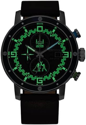 CITIZEN 남성용 Eco-Drive Luke Skywalker 44mm 스테인리스 스틸 CA0768-07W — 사진 4