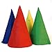 Gnome Cone Hats - 4 Pack- Red - Yellow - Blue - Green - One Size - Costume Accessory