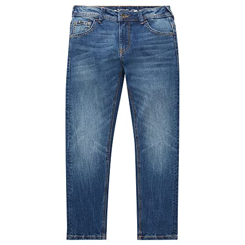 TOM TAILOR Jungen 1035984 Kinder John Skinny Relaxed Fit Jeans Mit Stretch, 10119 - Used Mid Stone Blue Denim, 170 EU